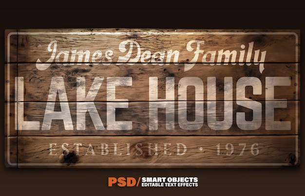 PSD vintage oude houten plank mock up sjabloon