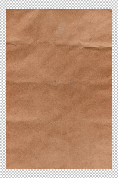 PSD Винтажная бумага с потрепанной текстурой и рваными состаренными краями деревенская коричневая картонная обложка книги