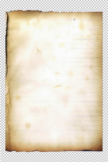 Винтажная бумага с потрепанной текстурой и рваными состаренными краями Деревенская коричневая картонная обложка книги
