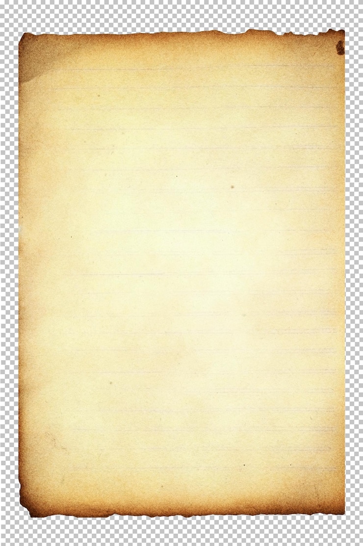 PSD vintage paper with distressed texture and torn aged edges rustic brown cardboard book cover
