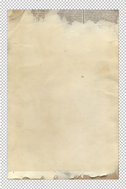 PSD vintage papier met verontruste textuur en gescheurde oude randen rustieke bruine kartonnen boekomslag