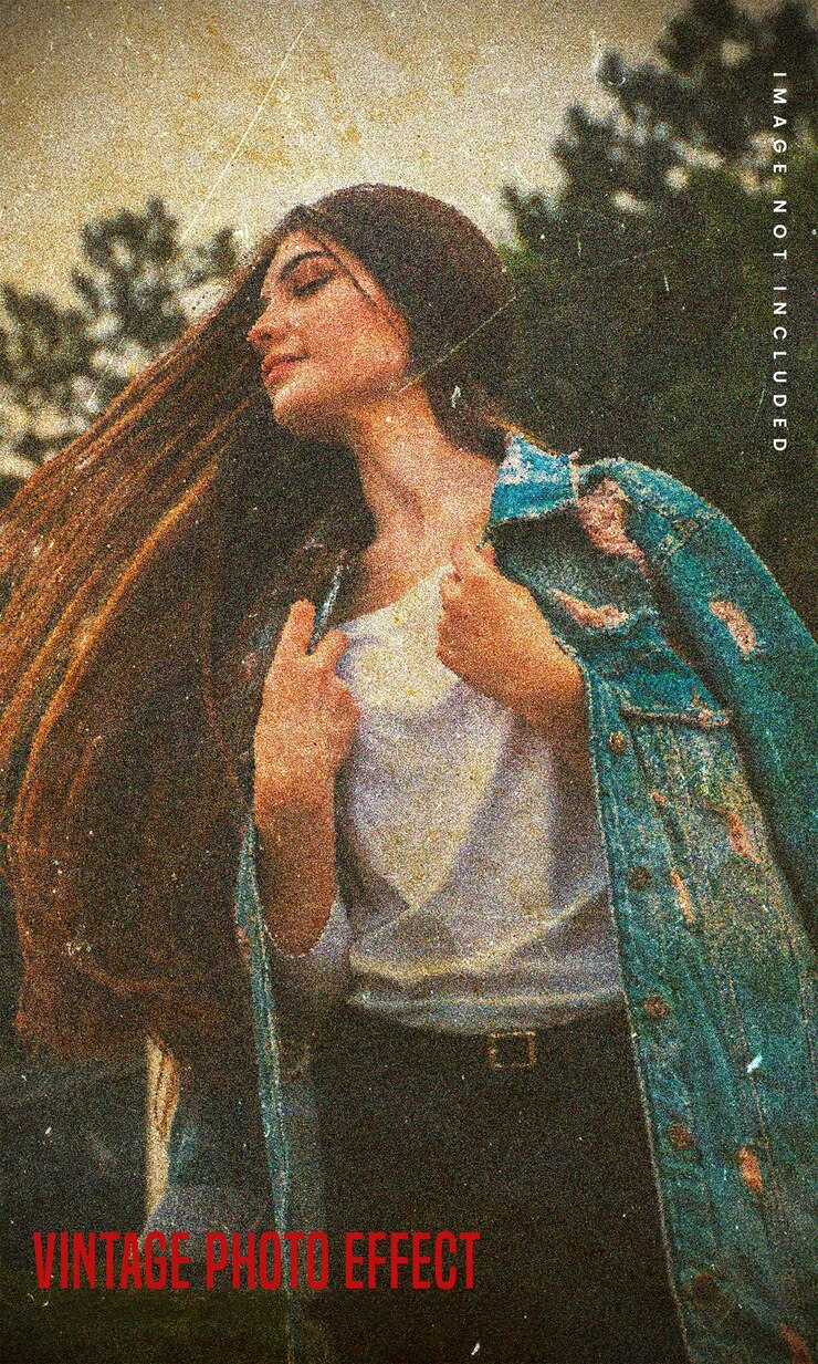 PSD vintage photo effect