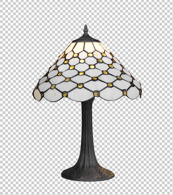 vintage pojedyncze lampy na białym tle