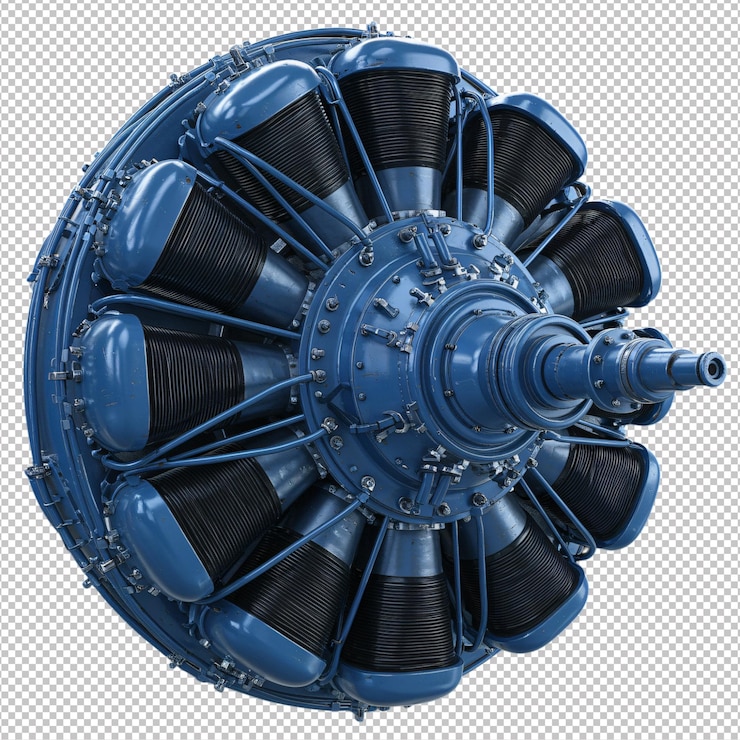 PSD vintage radial aircraft engine