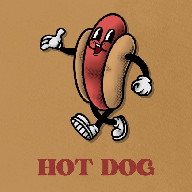 Vintage Retro Cannabis And Bong Mascot Character