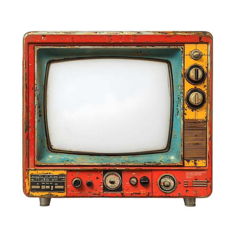 PSD vintage retro television