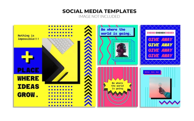 Vintage Social Media Post Templates