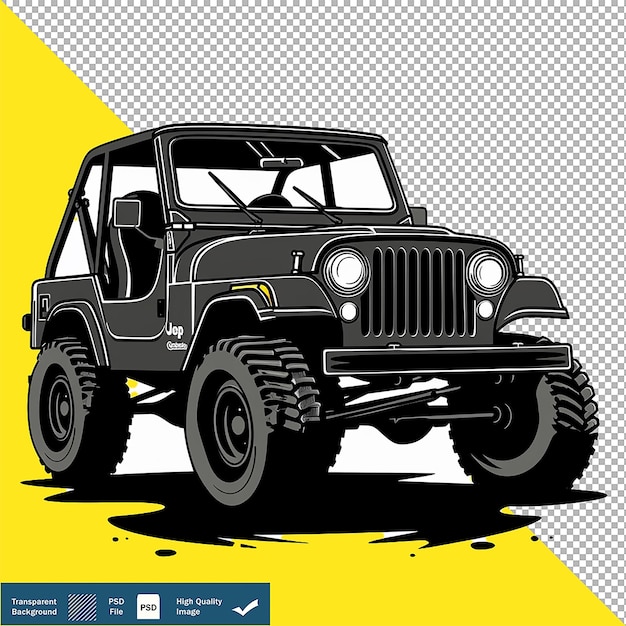 Vintage Solid Color Flat Illustration Przezroczyste tło PNG