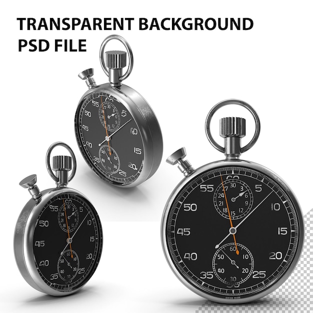 PSD vintage stopwatch png