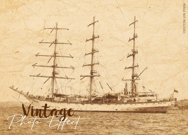 vintage style photo effect