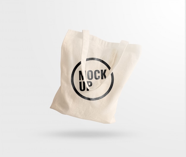 PSD vintage tote bag mockup