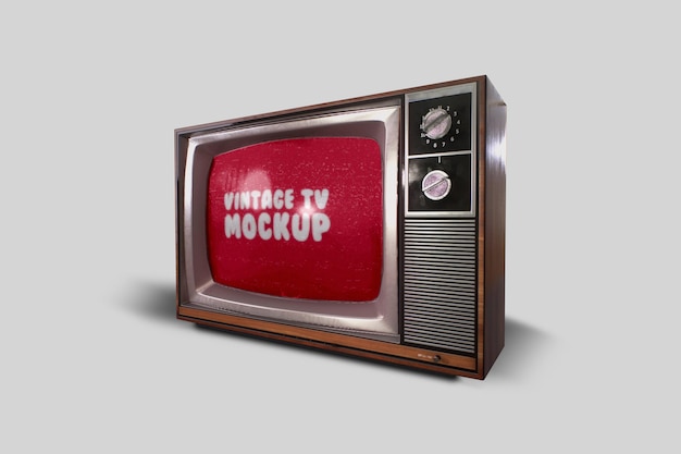 Mockup tv vintage