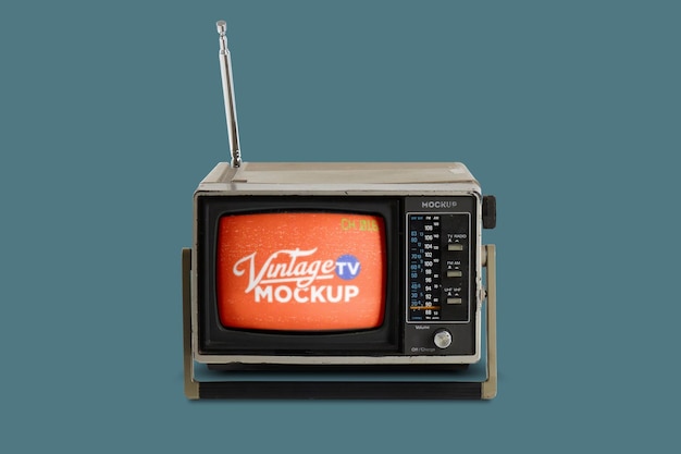 Mockup tv vintage