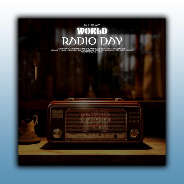 PSD sfondamento della giornata mondiale della radio