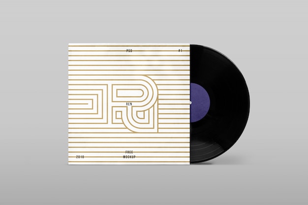 Vinyl Cover Mockup