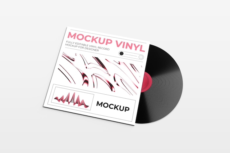 PSD vinyl mockup