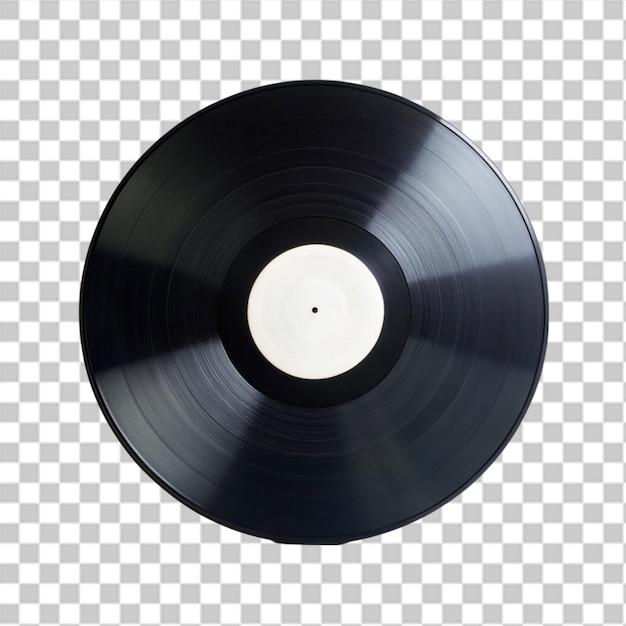 백색 배경에 고립 된 비닐 레코드 Png