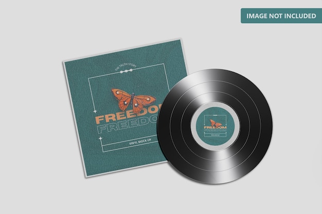 ビニール レコードのモックアップ シリーズ 3