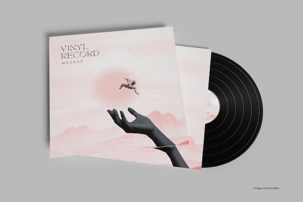 Vinyl record mockup