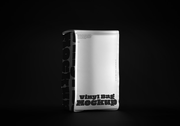 Vinyl shopping bag mockup