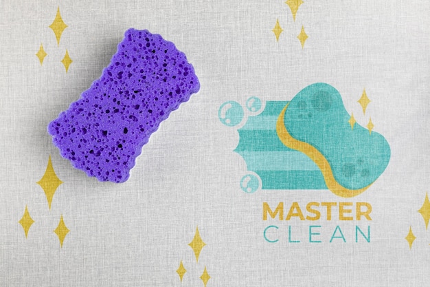 PSD violet bath sponge master clean