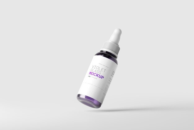 Violet glas Orion druppelflesmodel
