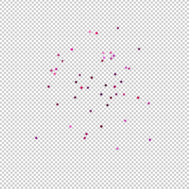 Violet star confetti violet stars sparkle decoration cutout psd file