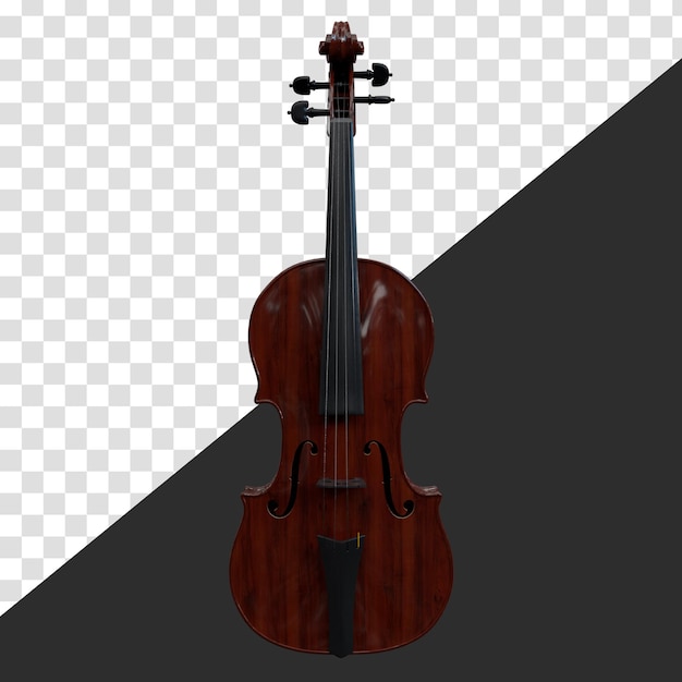 PSD 흰색 배경에 고립 된 바이올린