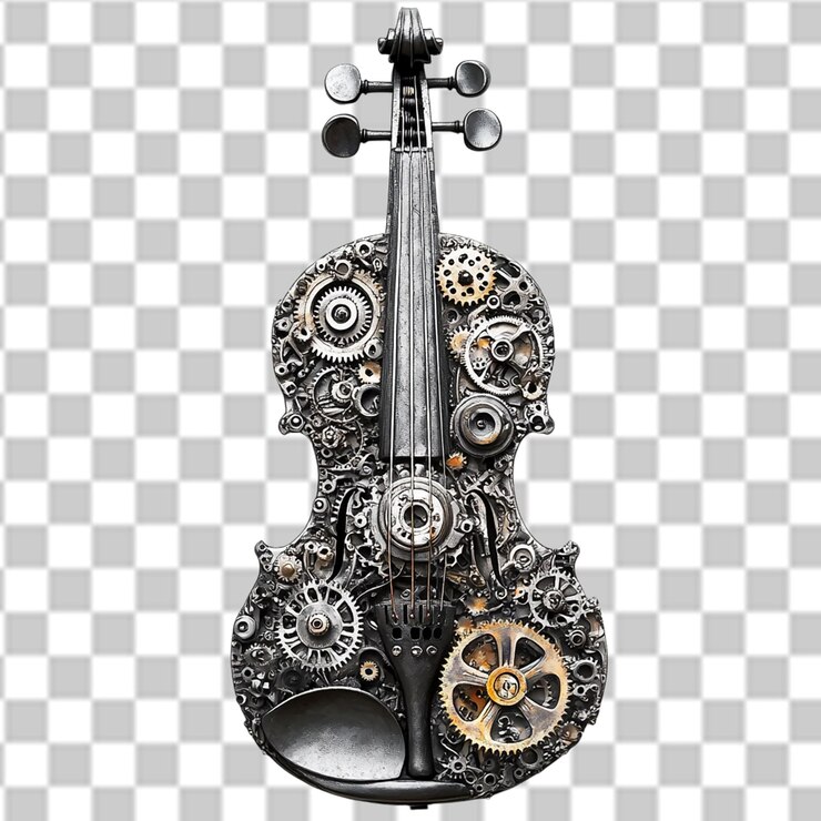 PSD violin psd png