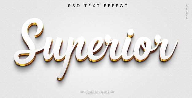 Vip premium luxe gouden 3D-teksteffect