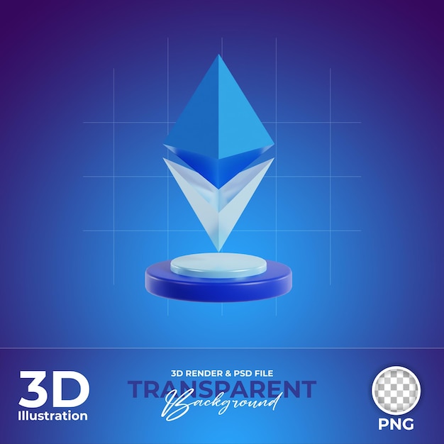 Virtual Reality Metaverse 3d illustratie op een transparante achtergrond