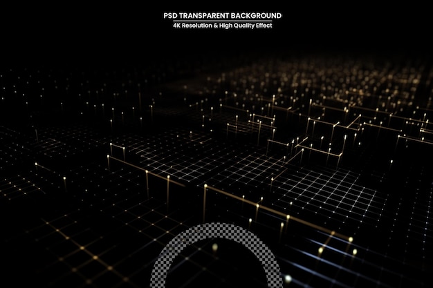 Virtual Reality Virtual Wave-serien Samspil mellem vandrette sinusbølger og lyspartikler til dataoverførsel virtuel kunstig matematisk virkelighed
