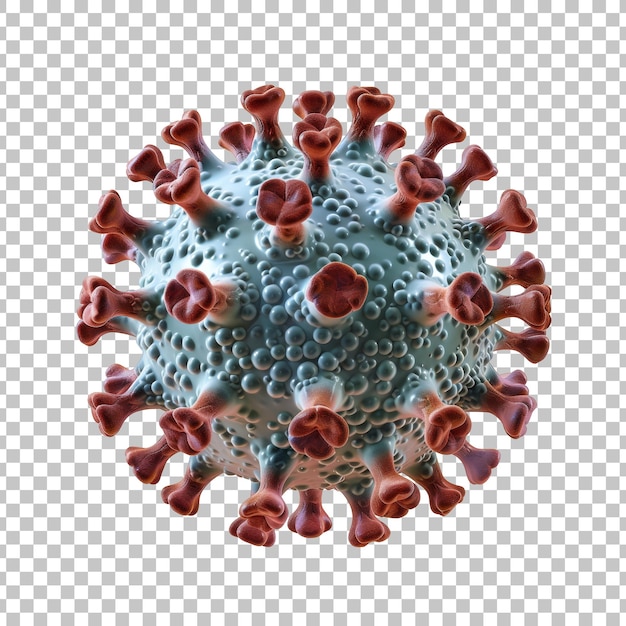 PSD virus isolated on transparent background