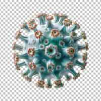 PSD virus isolated on transparent background