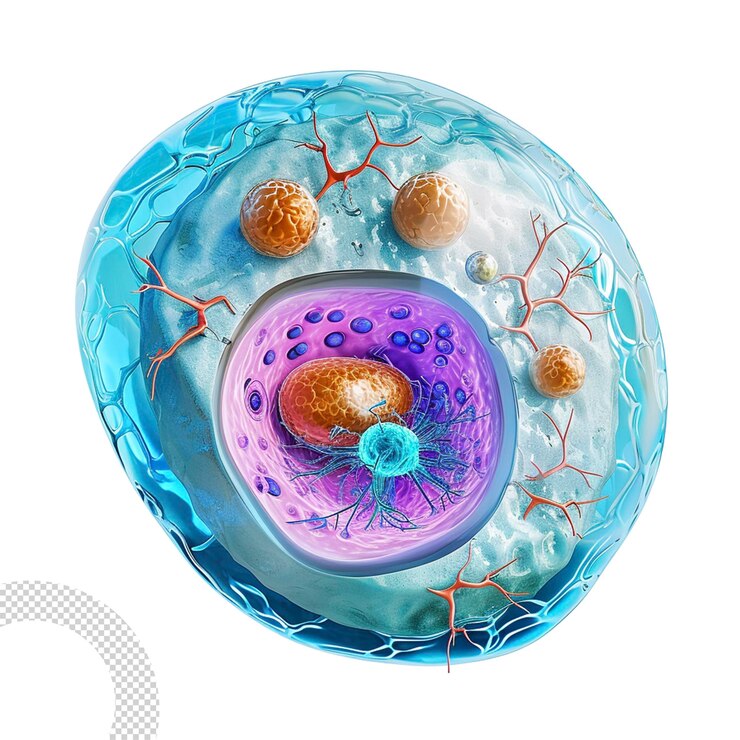 PSD virus sell 3d isolated