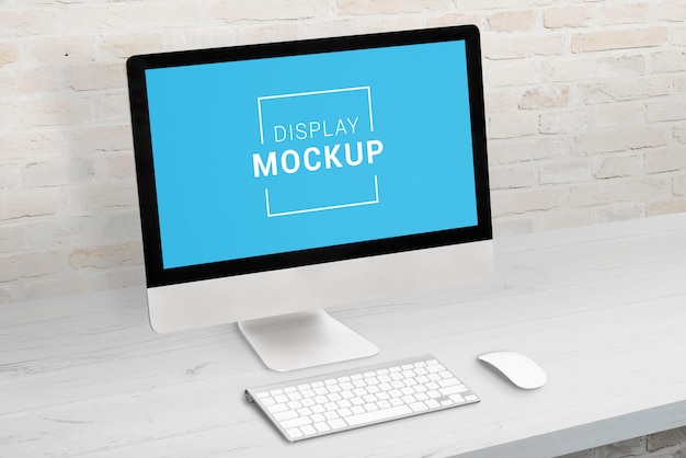 Vis **mockup** på skrivebord.