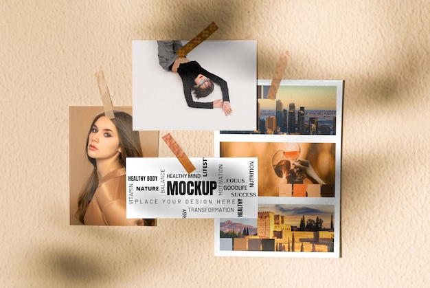 vision board mockup design