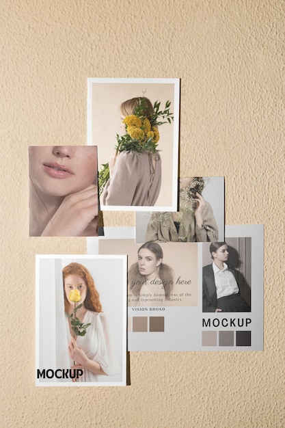 vision board mockup design