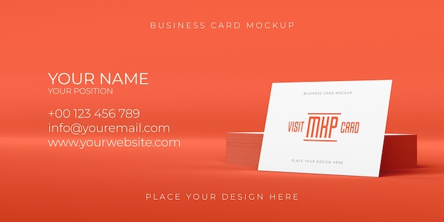 Visit card design mockup design