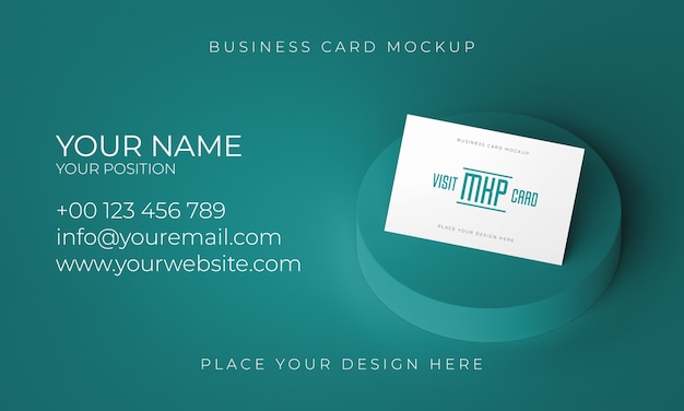 Visit card design mockup design