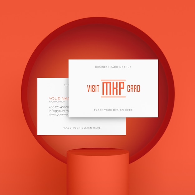 Visit card design mockup design