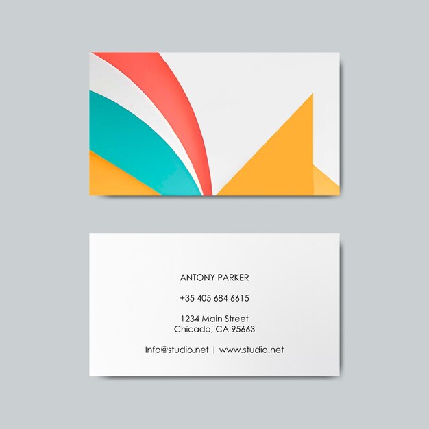 Visit card mockup