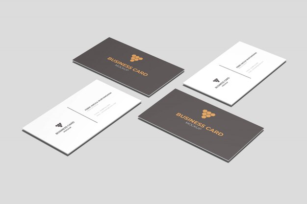 Visitekaartje mockup set