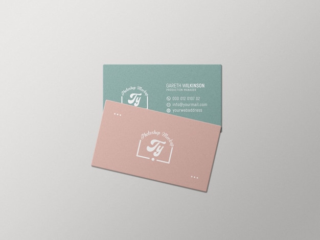 Visitekaartje mockup