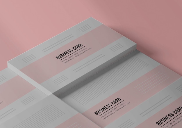 PSD visitekaartje psd mockup ontwerp