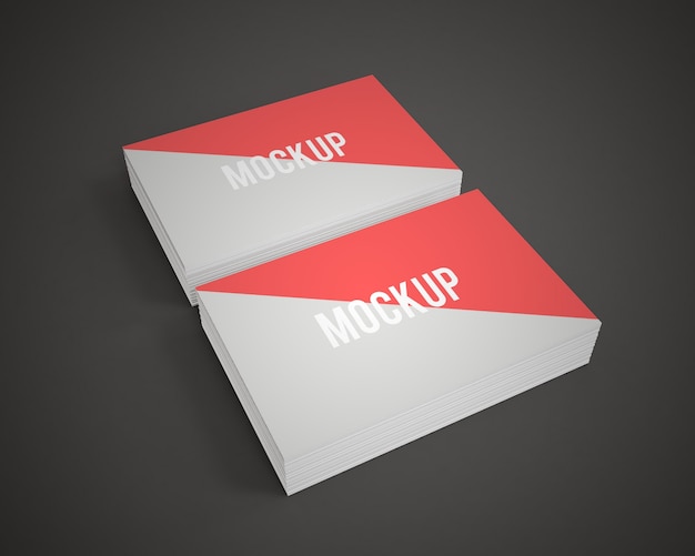 Visitekaartjes mock up