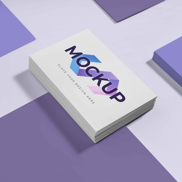 PSD visiting business card design mockup