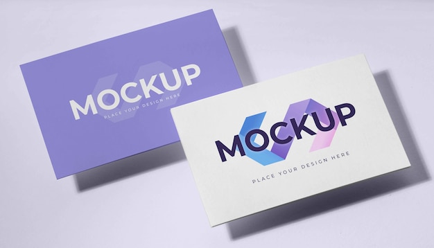 PSD visiting business card design mockup