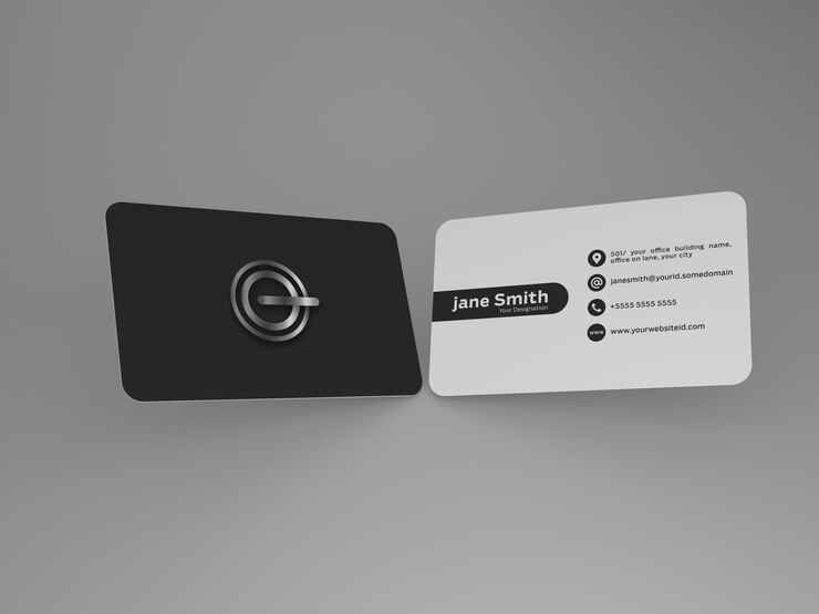 Visiting Card Mockup PSD