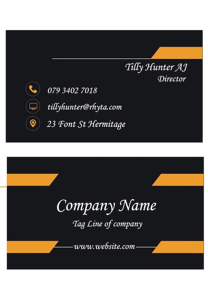 Visiting Card PSD Template